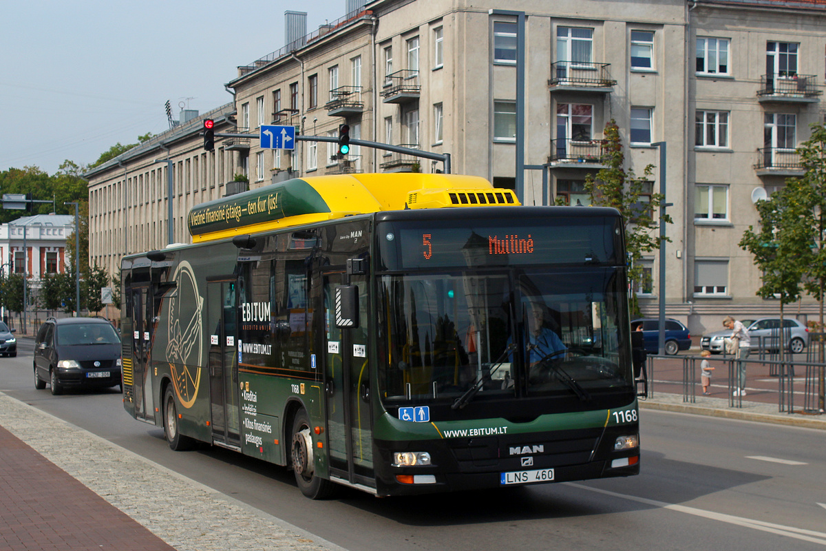 Литва, MAN A21 Lion's City NL243 CNG № 1168