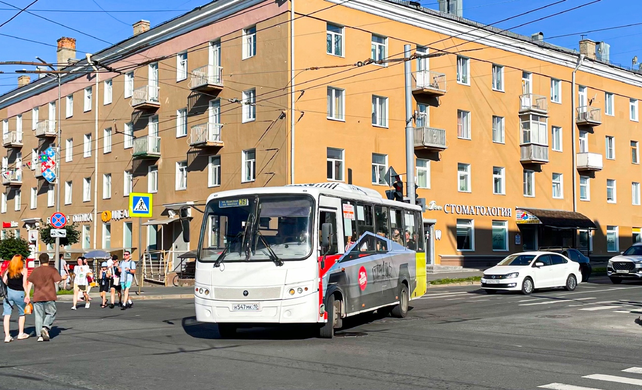 Карелия, ПАЗ-320412-04 "Вектор" № Н 547 МК 10