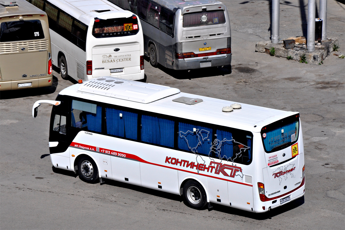Новосибирская область, Yutong ZK6938HB9 № М 567 ХЕ 154
