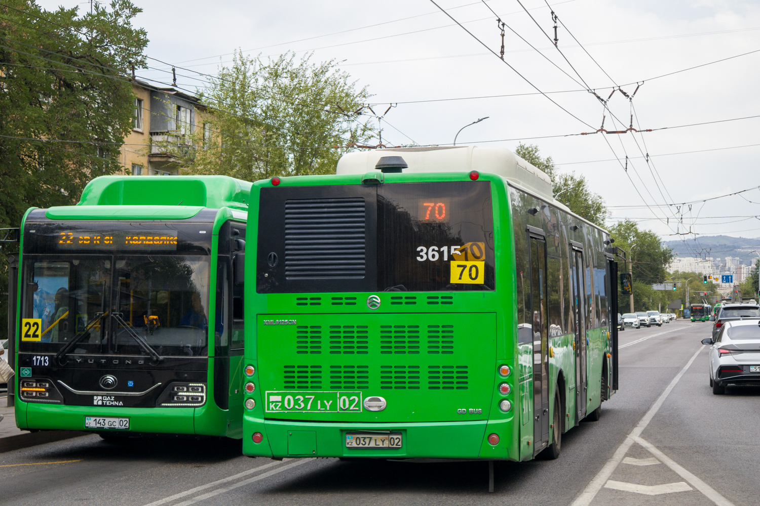 Алматы, Golden Dragon XML6125CN (Hyundai Trans Auto) № 3615