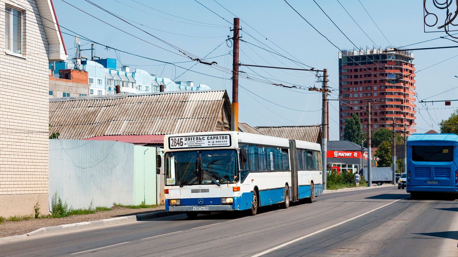Саратовская область, Mercedes-Benz O405GN № Х 587 ВО 60