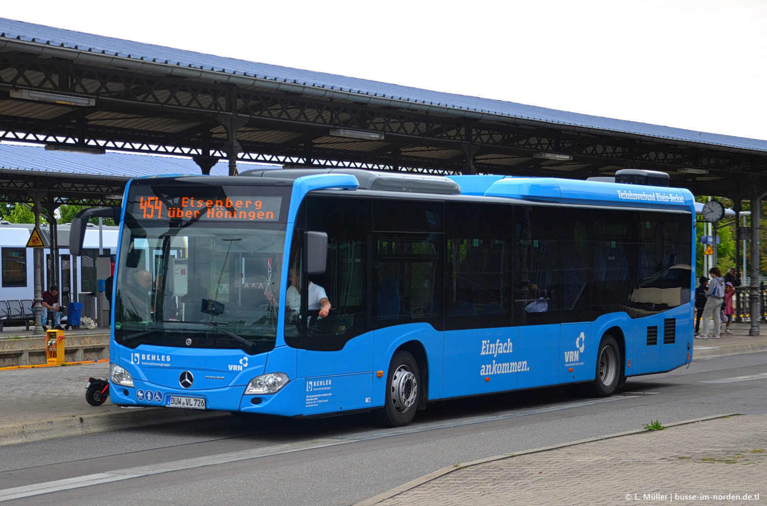 Рейнланд-Пфальц, Mercedes-Benz Citaro C2 LE hybrid № DÜW-VL 726
