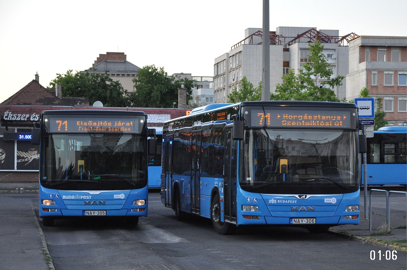 Венгрия, MAN A21 Lion's City NL283 № NAY-305; Венгрия, MAN A21 Lion's City NL283 № NAY-306