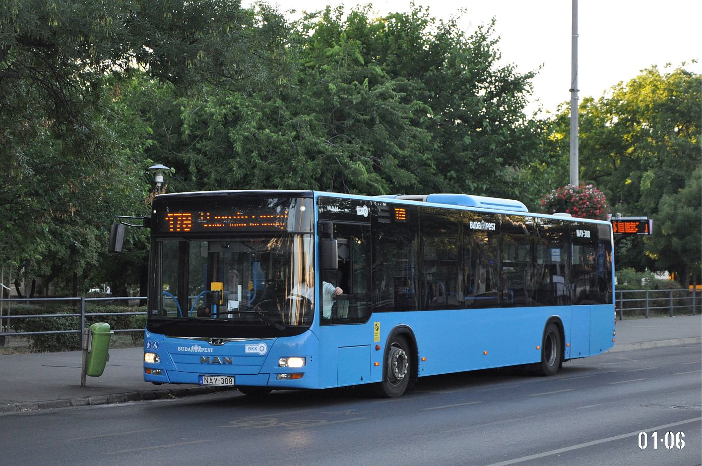 Венгрия, MAN A21 Lion's City NL283 № NAY-308
