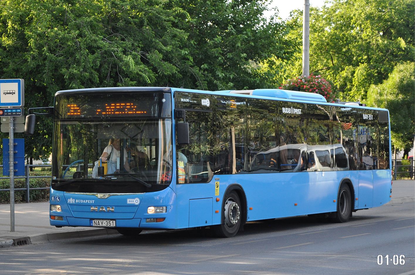 Венгрия, MAN A21 Lion's City NL283 № NAY-351
