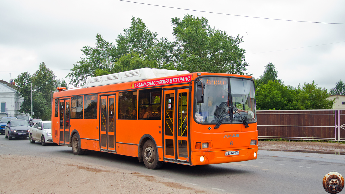Нижегородская область, ЛиАЗ-5256.57 № А 278 УР 252