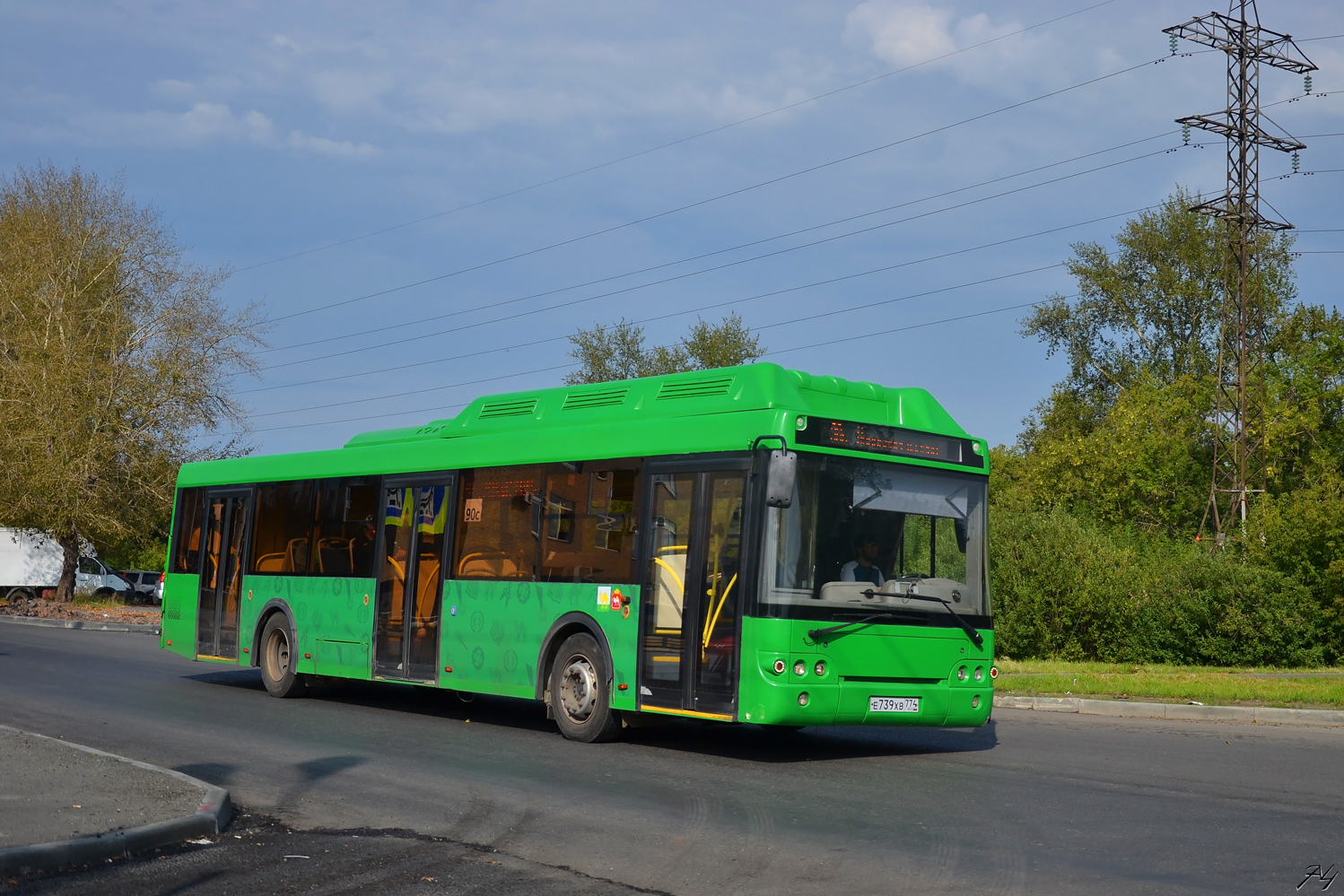Челябинская область, ЛиАЗ-5292.67 (CNG) № Е 739 ХВ 774