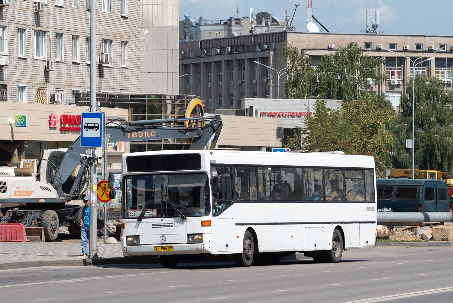 Липецкая область, Mercedes-Benz O405 № АС 584 48