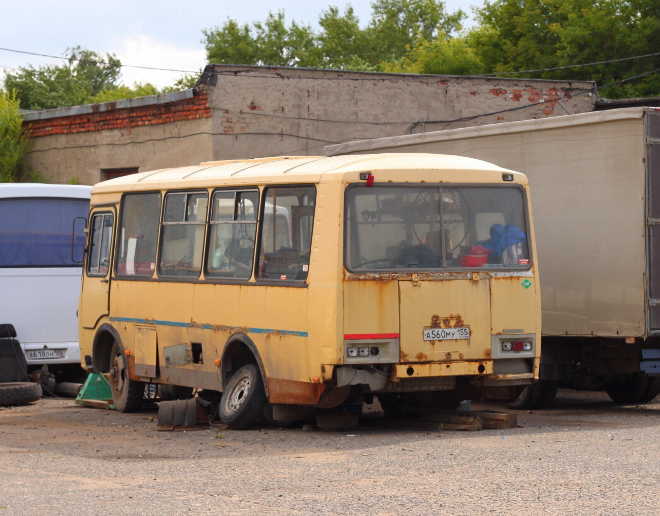 Омская область, ПАЗ-32053 № А 560 МУ 155