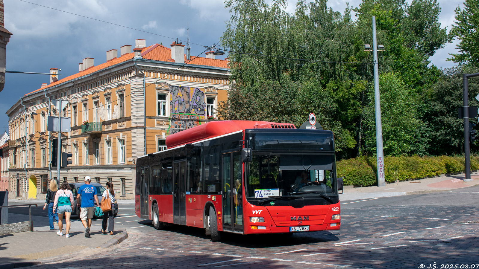 Литва, MAN A21 Lion's City NL313 CNG № 4202