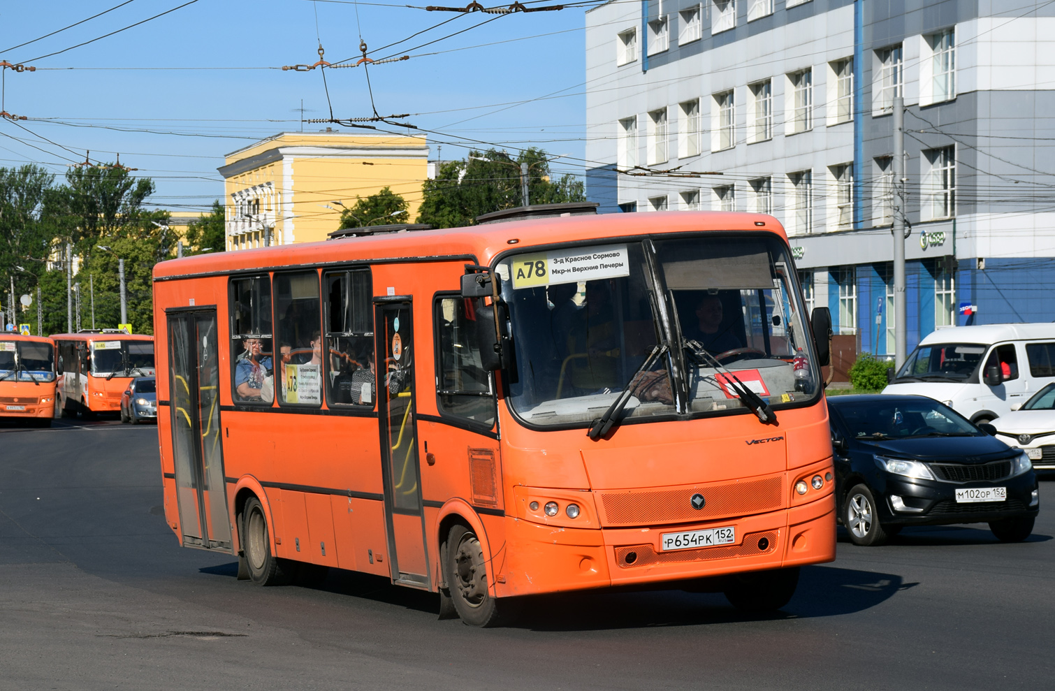 Nizhegorodskaya region, PAZ-320414-05 "Vektor" č. Р 654 РК 152