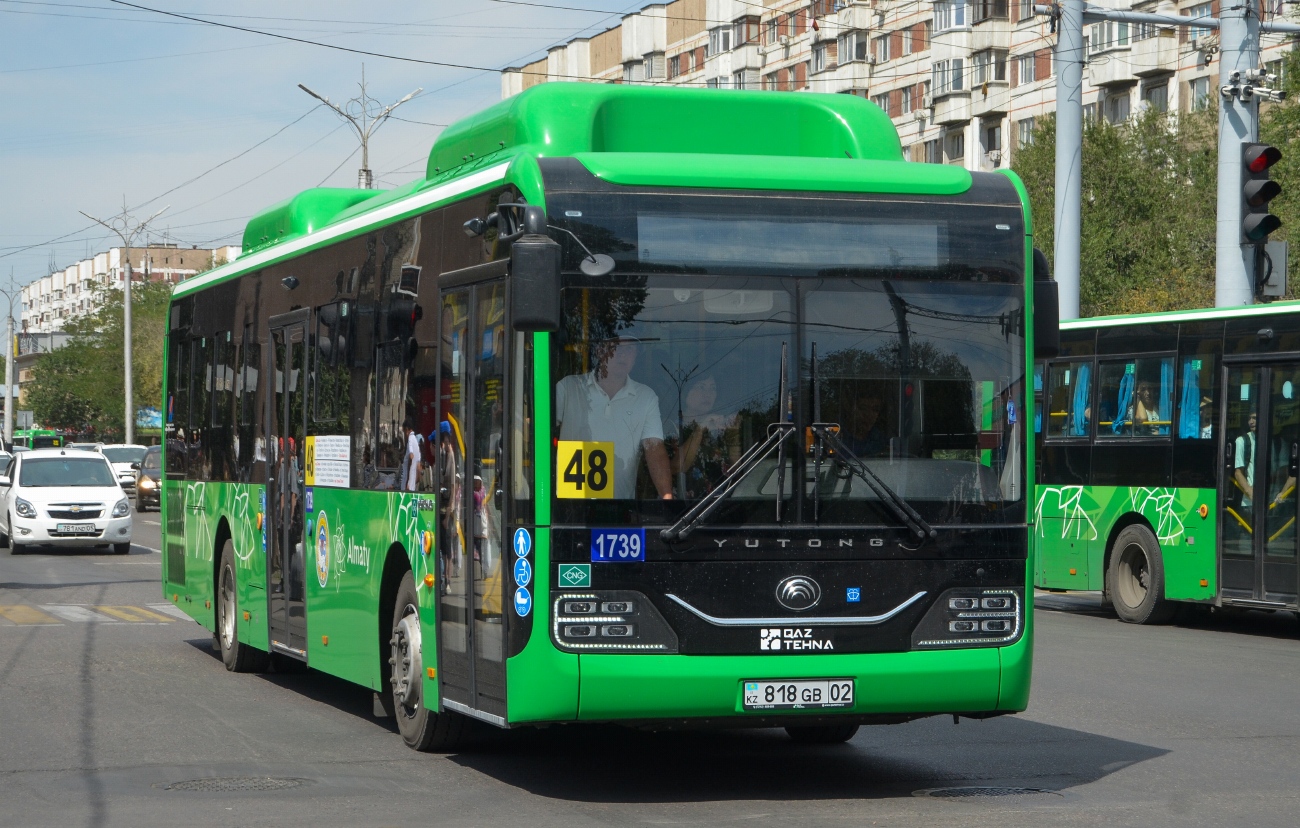 Алматы, Yutong ZK6126HG (QazTehna) № 1739