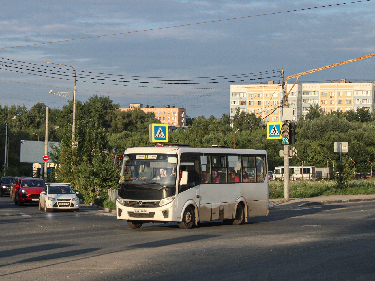 Ryazanská oblast, PAZ-320435-04 "Vector Next" č. К 343 ТН 62