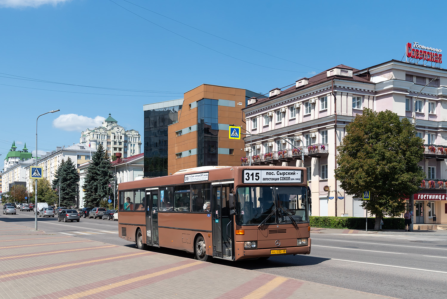 Липецкая область, Mercedes-Benz O405 № АН 030 48