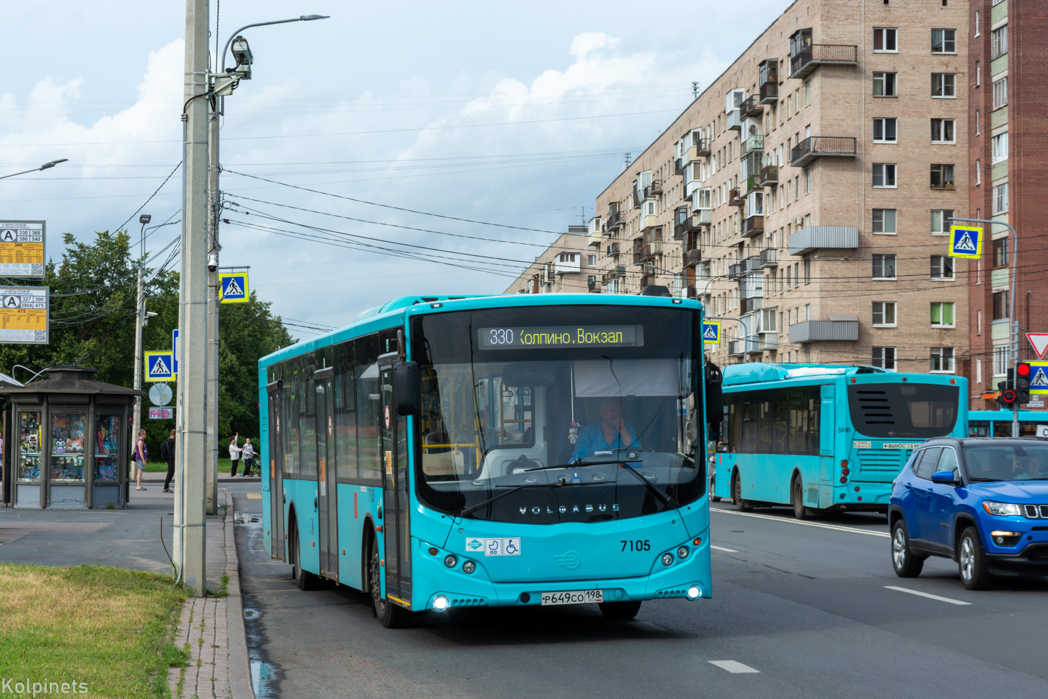 Санкт-Петербург, Volgabus-5270.G4 (LNG) № 7105