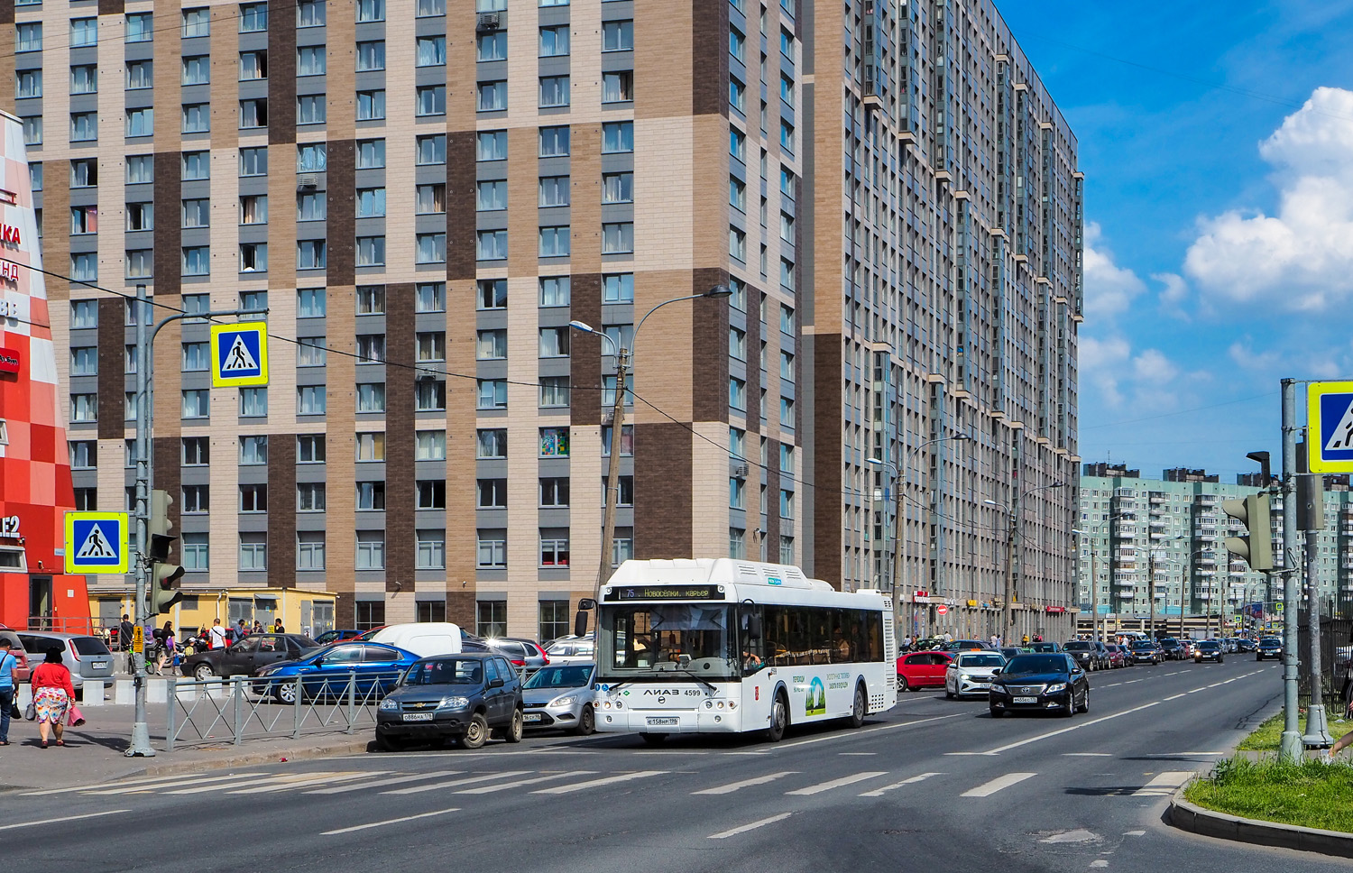 Санкт-Петербург, ЛиАЗ-5292.67 (CNG) № 4599