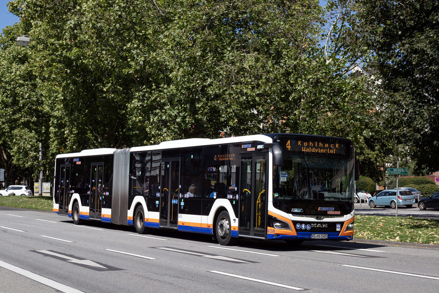 Гессен, MAN 19C Lion's City 19 NG360 № 408