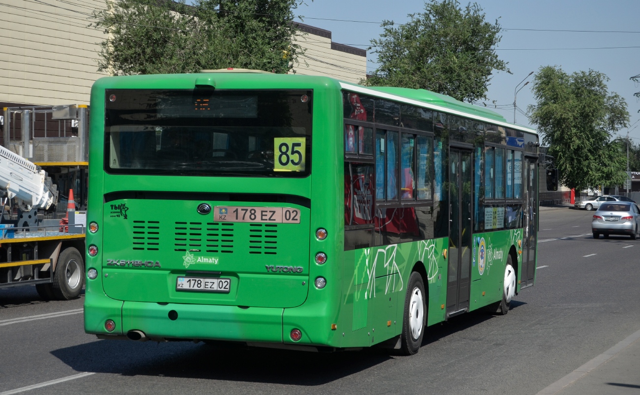 Алматы, Yutong ZK6118HGA (QazTehna) № 178 EZ 02 Алматы, Yutong ZK6118HGA (QazTehna) № 178 EZ 02
