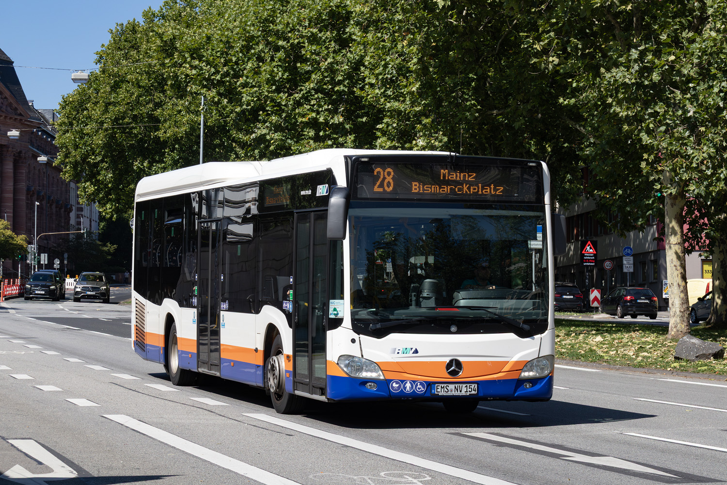 Рейнланд-Пфальц, Mercedes-Benz Citaro C2 LE № EMS-NV 154