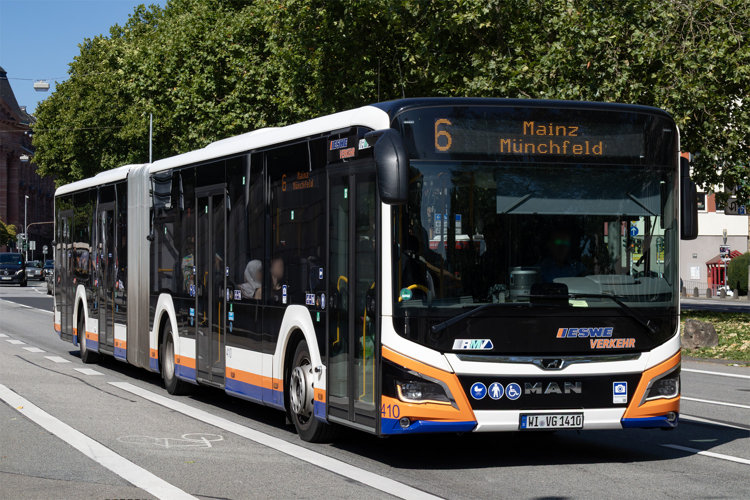 Гессен, MAN 19C Lion's City 19 NG360 № 410