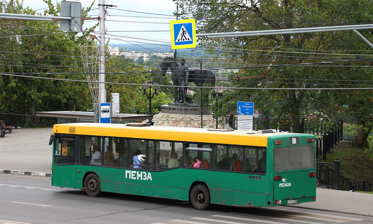 Пензенская область, Mercedes-Benz O405N2 № Р 791 РН 58