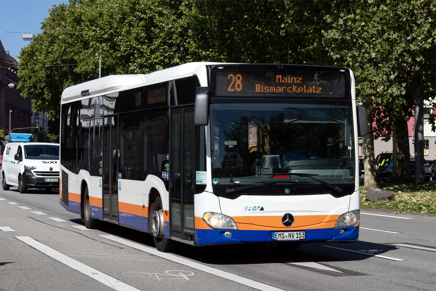 Рейнланд-Пфальц, Mercedes-Benz Citaro C2 LE № EMS-NV 153