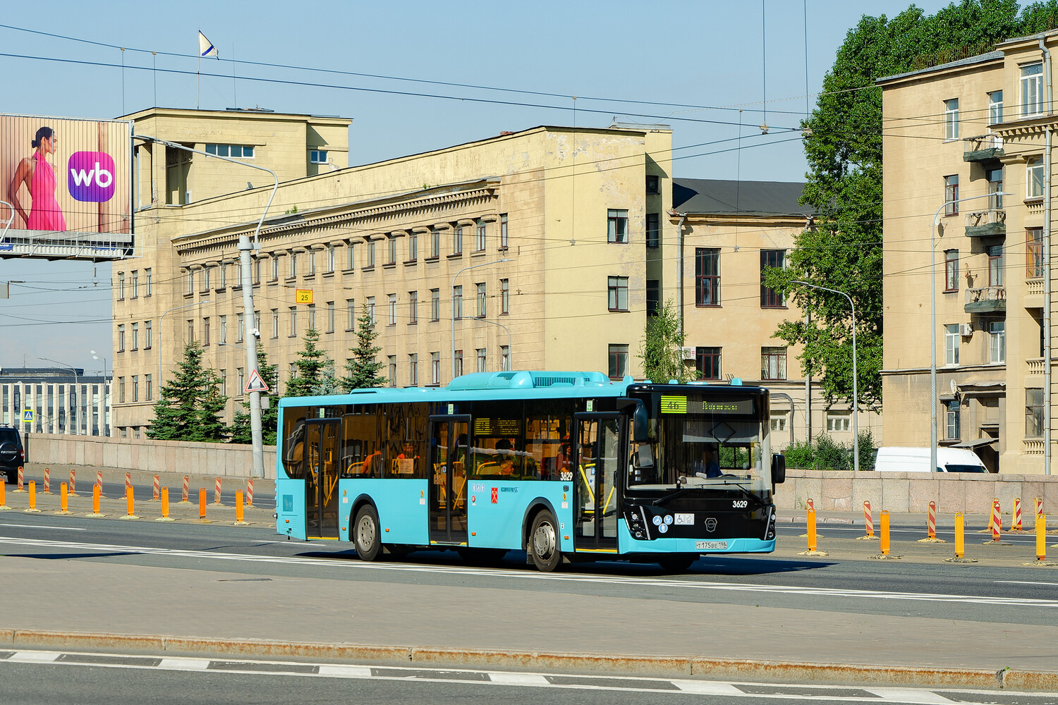 Санкт-Петербург, ЛиАЗ-5292.65 № 3629