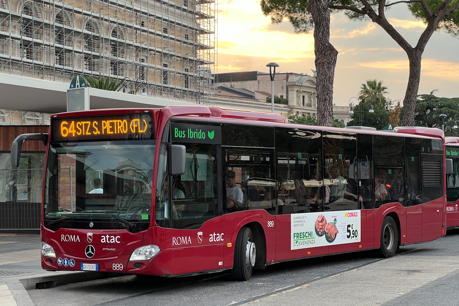Италия, Mercedes-Benz Citaro C2 hybrid № 889