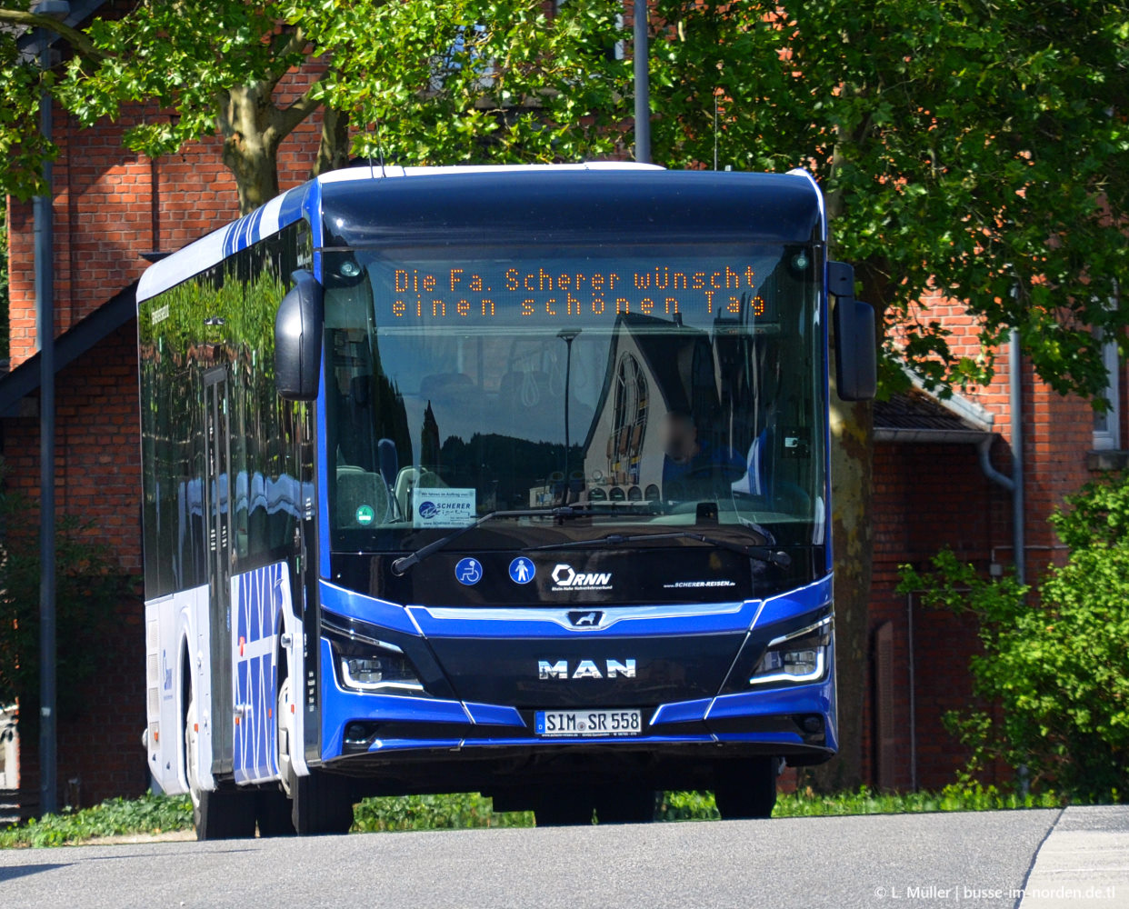 Рейнланд-Пфальц, MAN 42C Lion's Intercity LE 12 LEÜ330 № SIM-SR 558