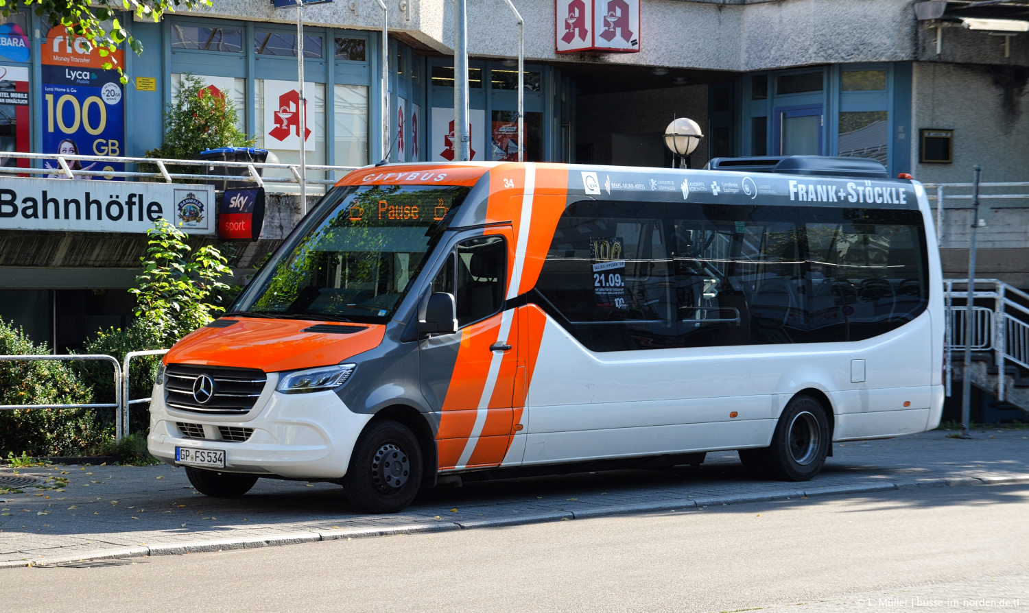 Баден-Вюртемберг, Mercedes-Benz Sprinter City 75 № 34