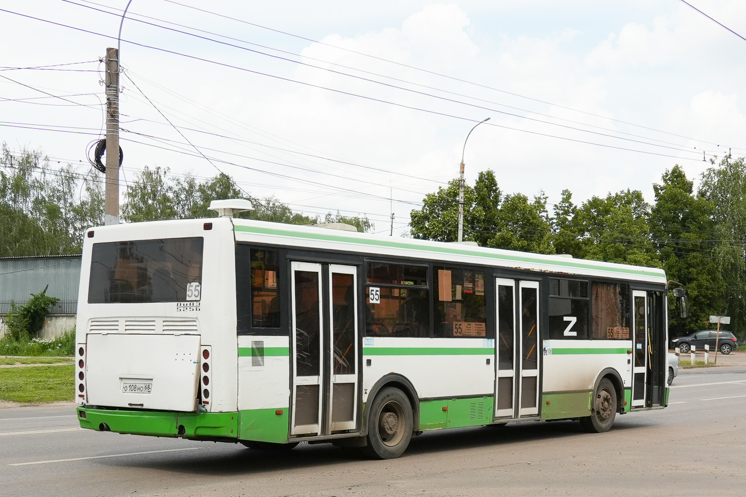 Тамбовская область, ЛиАЗ-5256.53 № О 108 НО 68
