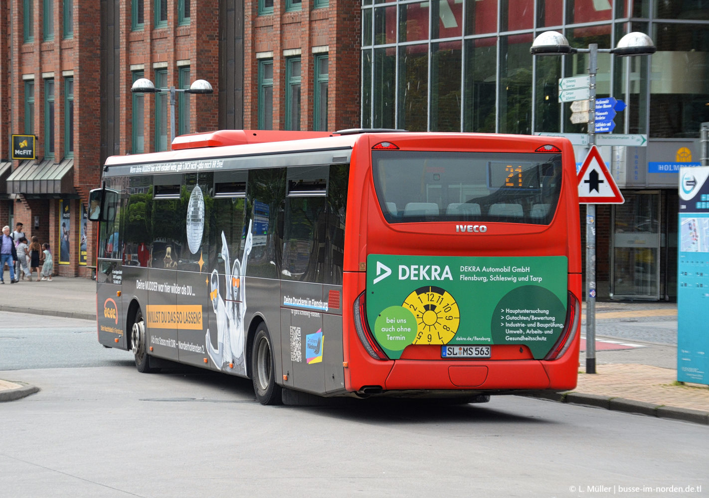 Шлезвиг-Гольштейн, IVECO Crossway LE CITY 12M № SL-MS 563