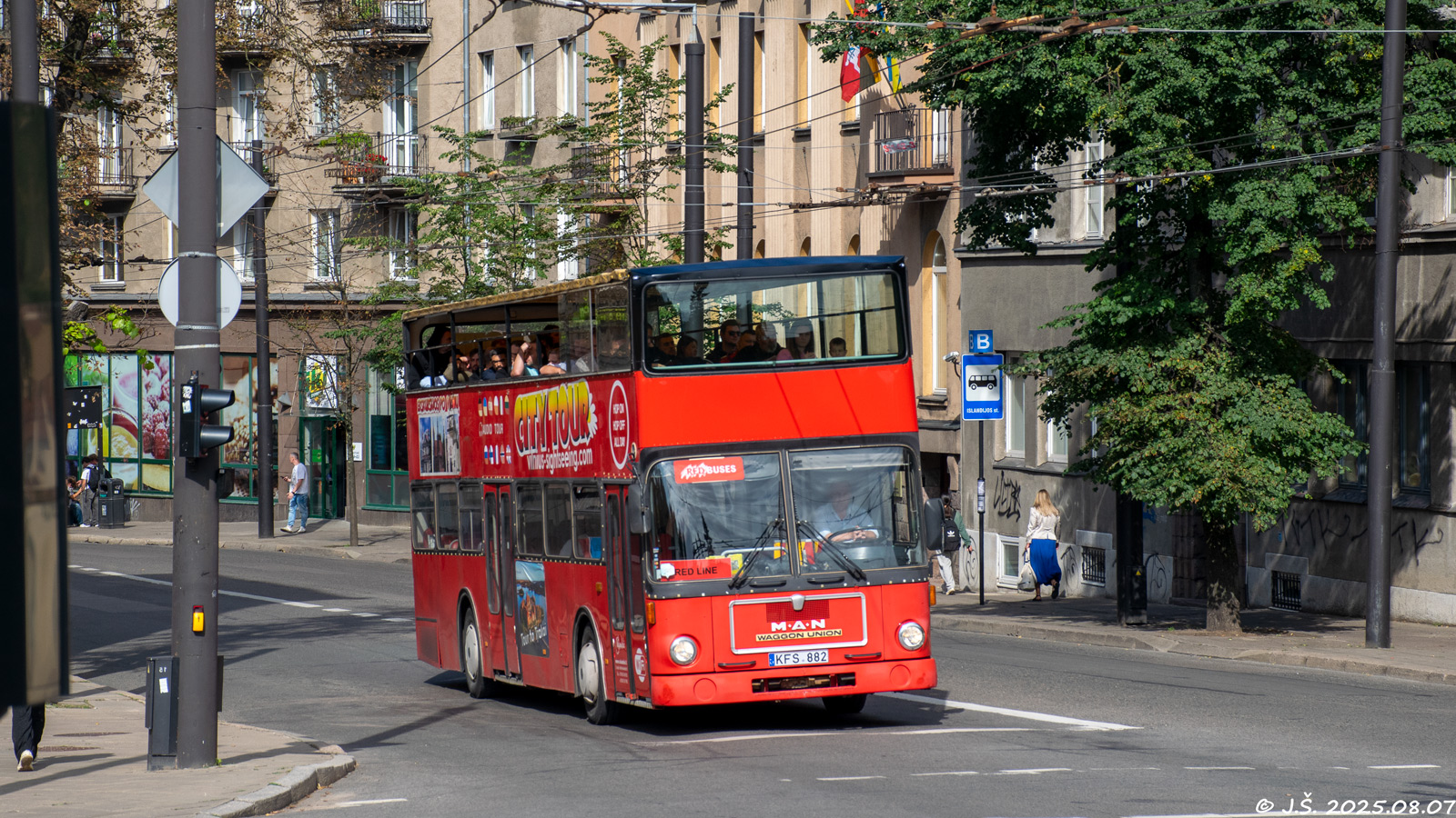 Литва, MAN 196 SD200 № KFS 882