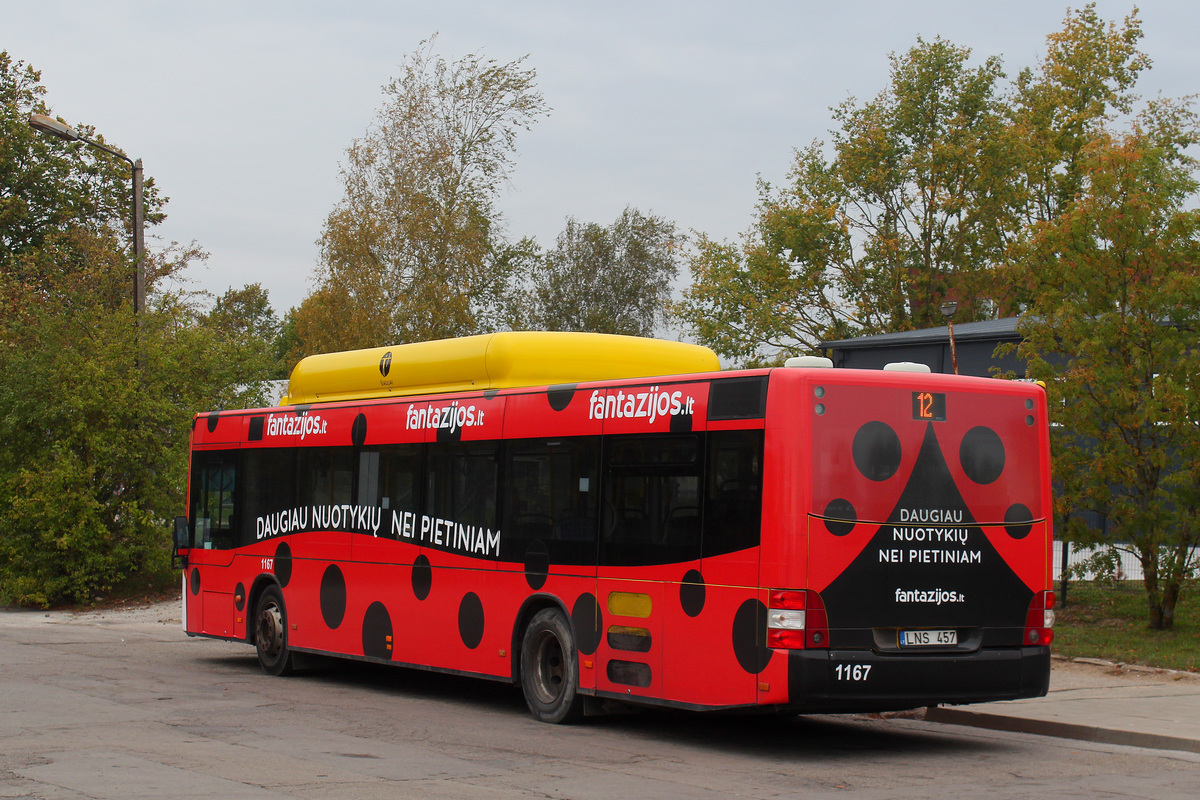 Литва, MAN A21 Lion's City NL243 CNG № 1167