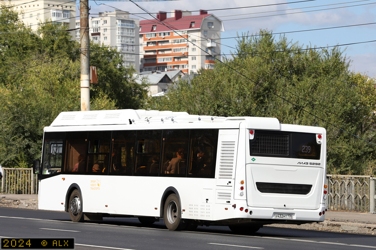 Obwód woroneski, LiAZ-5292.67 (CNG) Nr Х 432 МТ 136