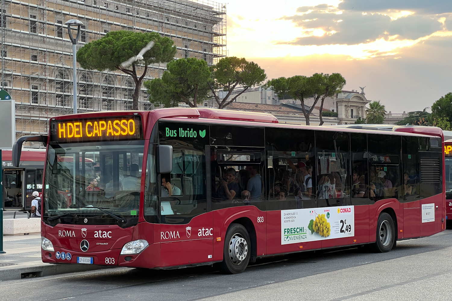 Италия, Mercedes-Benz Citaro C2 hybrid № 803