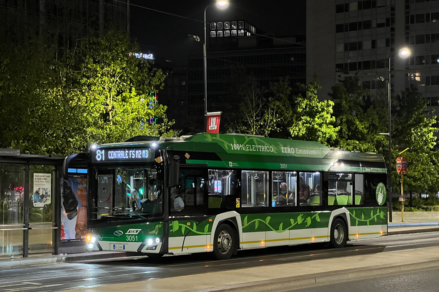 Италия, Solaris Urbino IV 12 electric № 3051