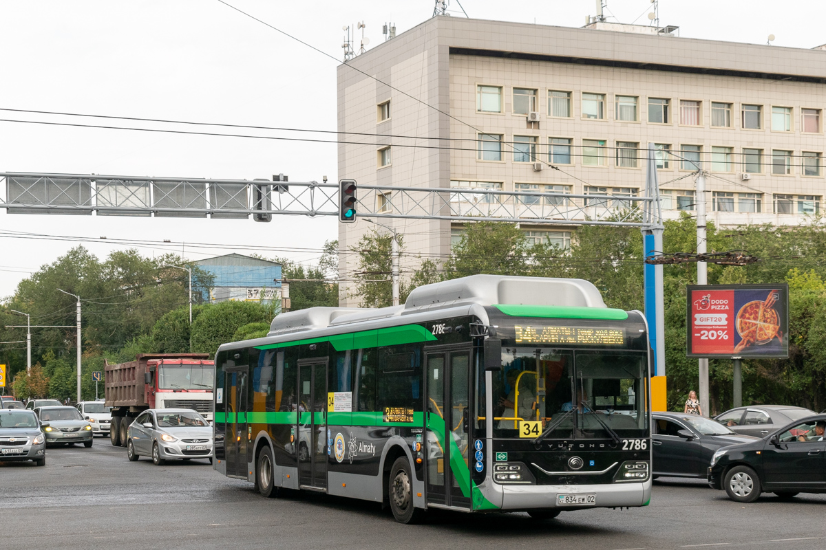 Almaty, Yutong ZK6126HG (QazTehna) Nr. 2786