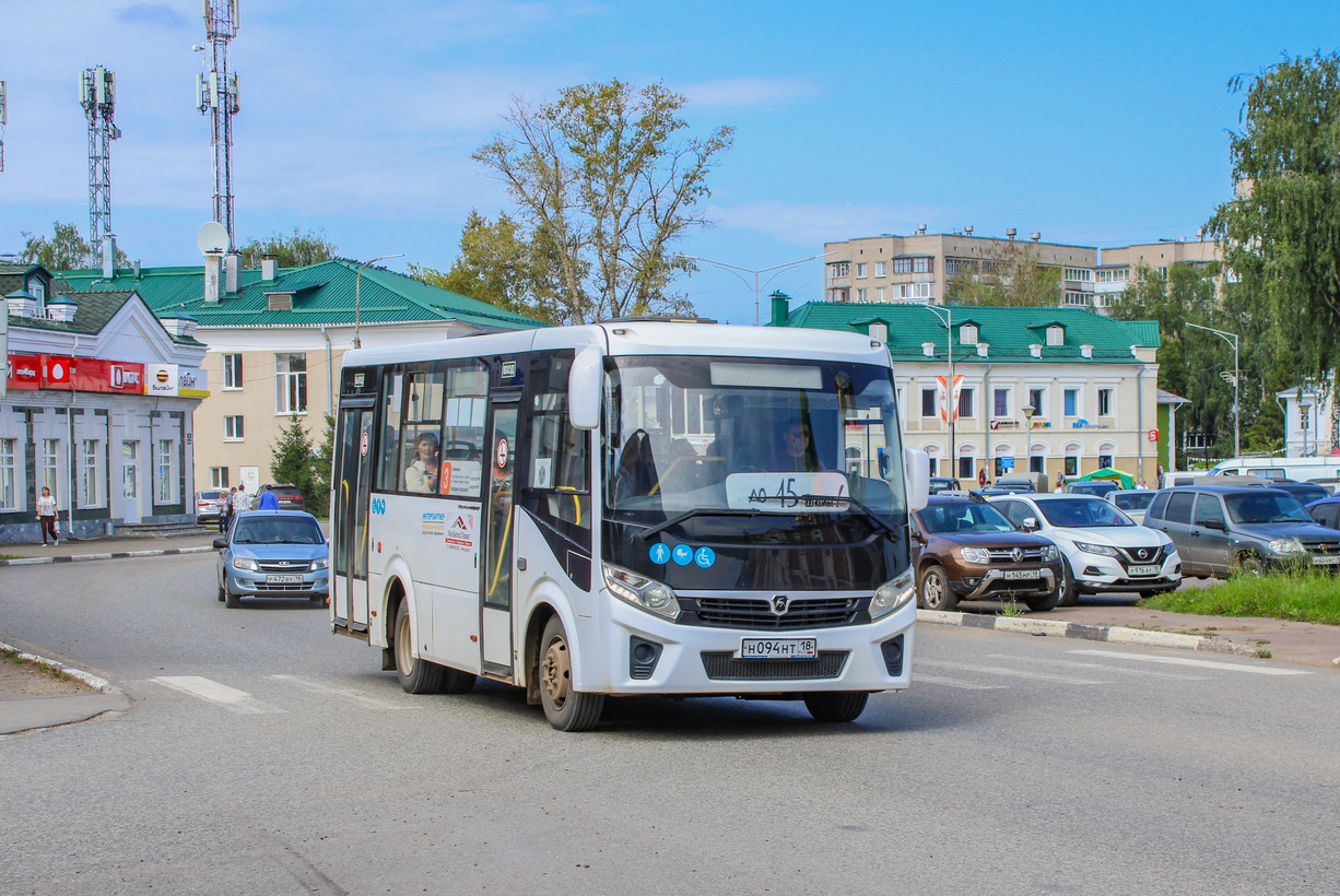 Udmurtia, PAZ-320435-04 "Vector Next" Nr. Н 094 НТ 18