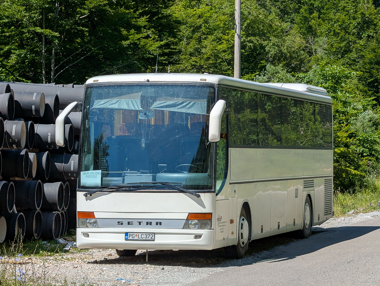Черногория, Setra S315GT-HD (France) № PG LC372 Черногория, Setra S315GT-HD (France) № PG LC372