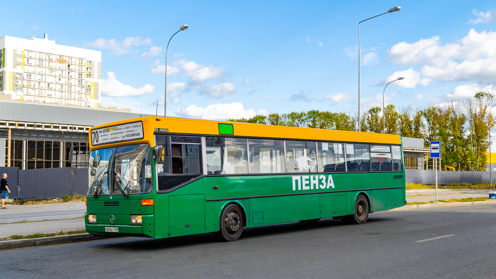 Пензенская область, Mercedes-Benz O405 № Е 805 КТ 164 Пензенская область, Mercedes-Benz O405 № Е 805 КТ 164