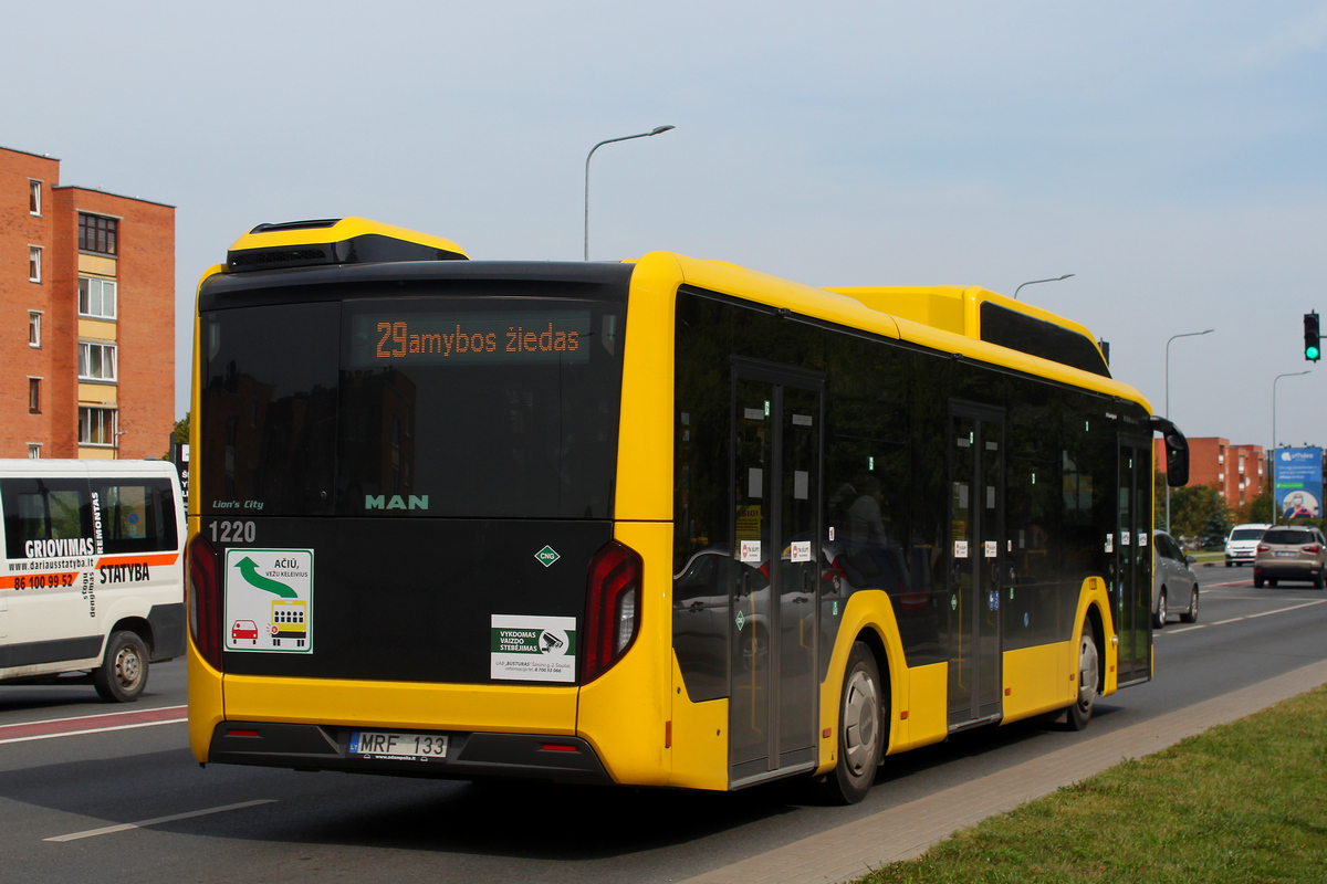 Литва, MAN 12C Lion's City 12 G NL280 EfficientHybrid № 1220