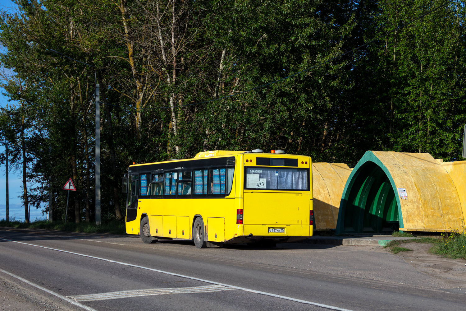 Вологодская область, MAN A72 Lion's Classic SÜ313 № Е 717 МХ 35