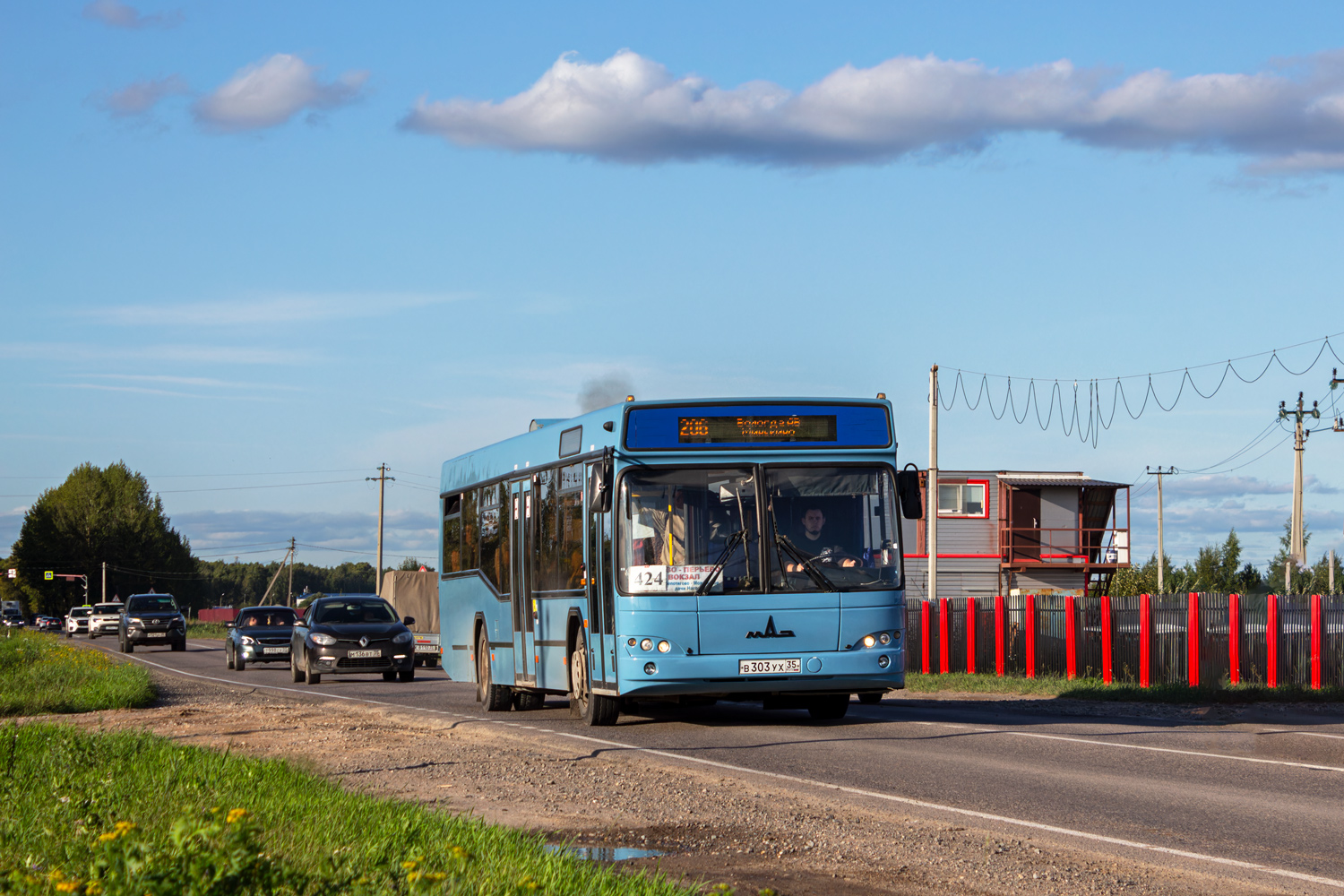 Вологодская область, МАЗ-103.576 № В 303 УХ 35