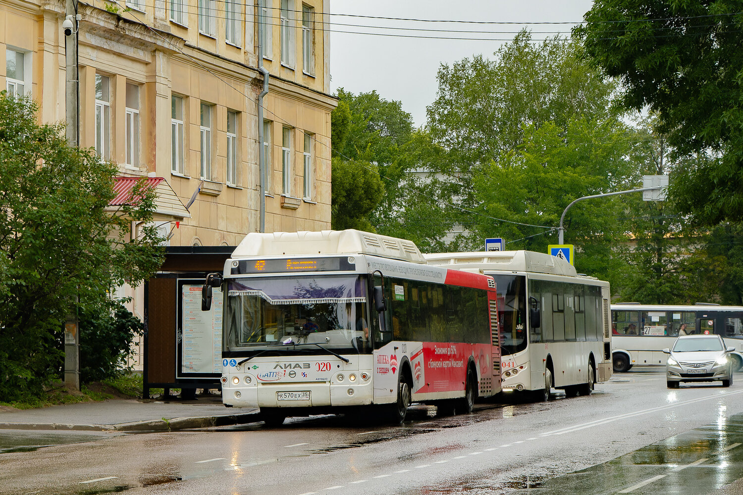 Вологодская область, ЛиАЗ-5292.67 (CNG) № 020