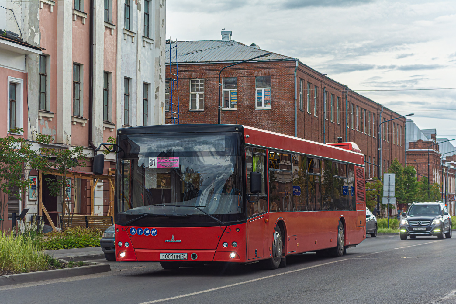 Вологодская область, МАЗ-203.015 № С 001 НМ 35