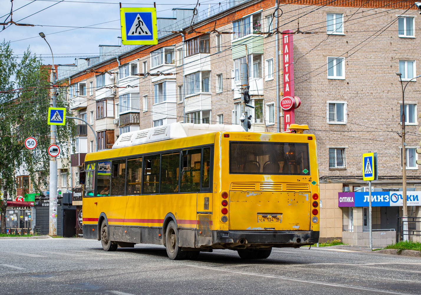 Удмуртия, ЛиАЗ-5256.57 № СА 134 18