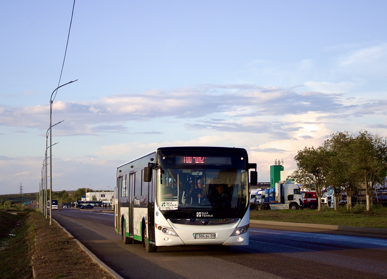Карагандинская область, Yutong ZK6126HGA № 504 BG 09