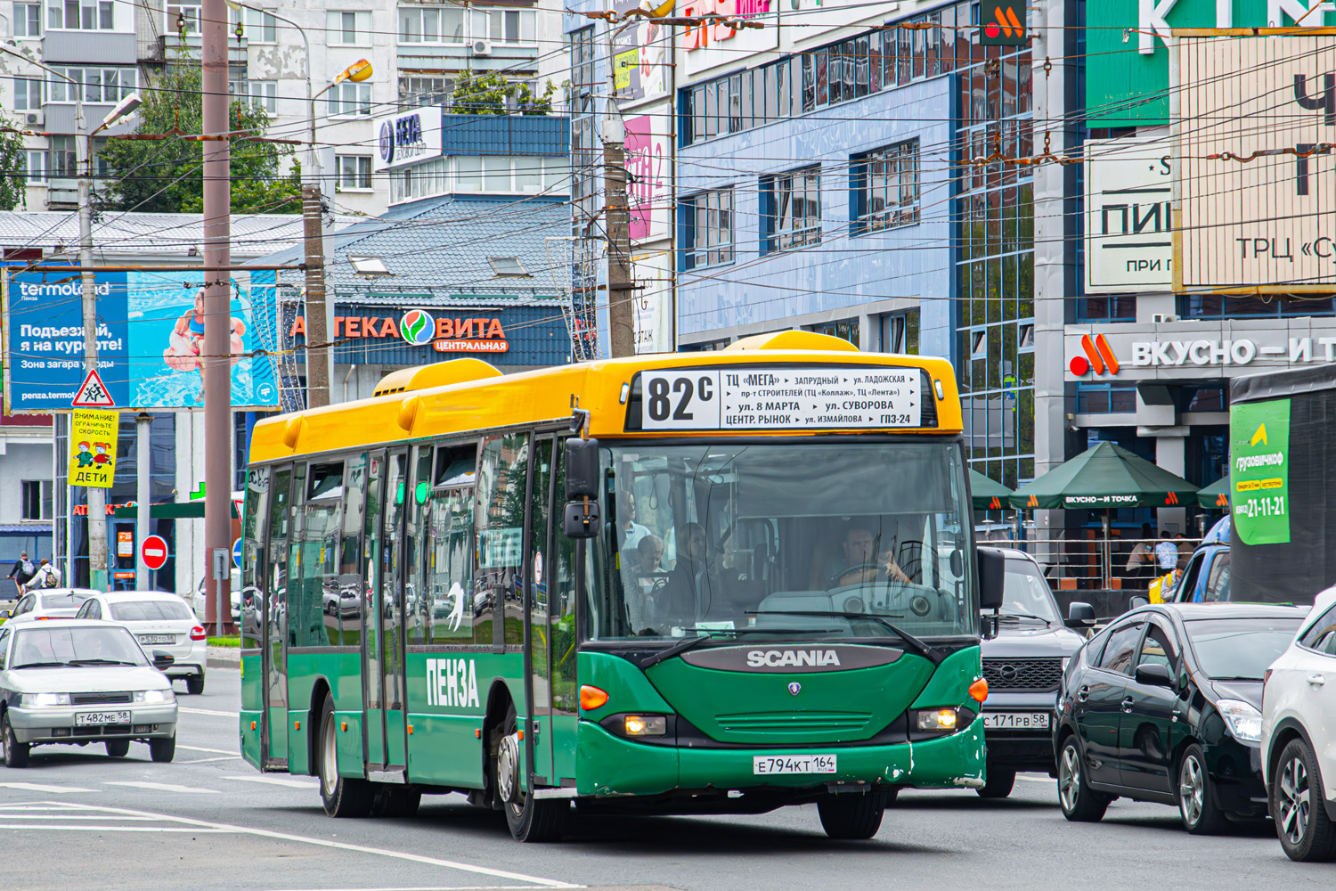 Пензенская область, Scania OmniLink I (Скания-Питер) № Е 794 КТ 164