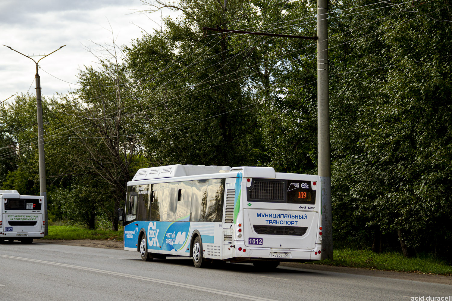 Омская область, ЛиАЗ-5292.67 (CNG) № 1012